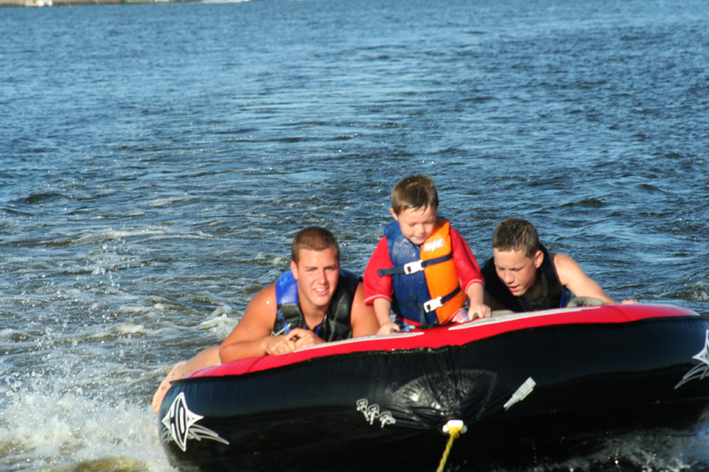 Tubing on Lake Petenwell