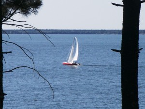 Sailing on Lake Petenwell
